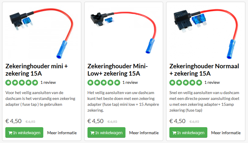 Zekering adapters