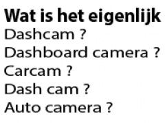 Wat is een dashcam?